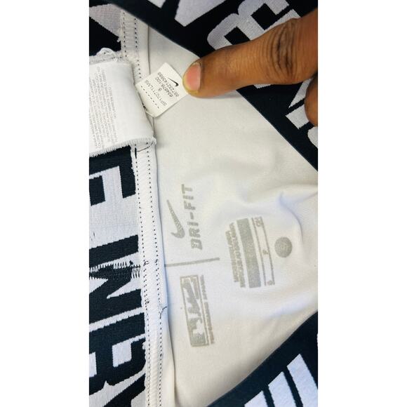 Nike Pro Combat Dri-Fit Padded Shorts YXL White Gray Football Training - Picture 3 of 3